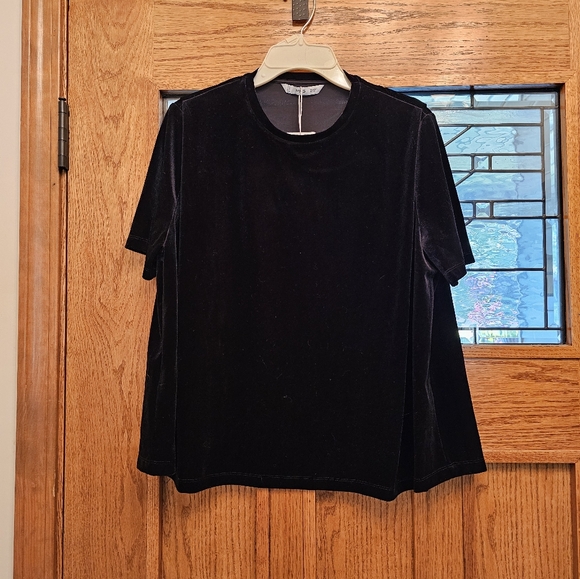 NWT Mango velour shirt - Picture 3 of 4